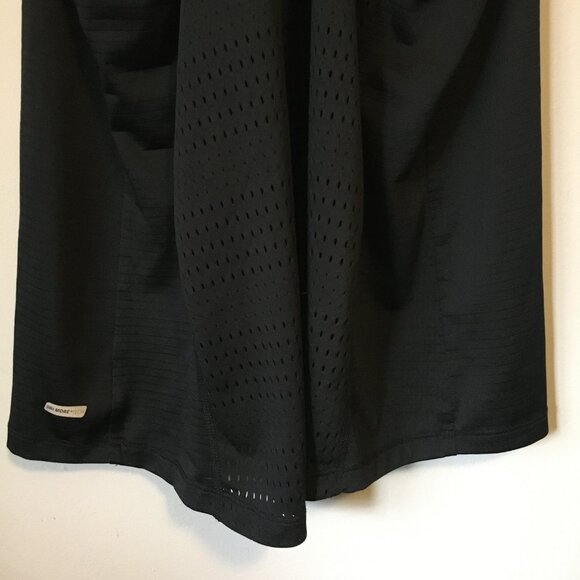 Athletic Works Black Womens Two Fabric Mesh Dri More Tech Racerback Tank Top - Picture 6 of 13